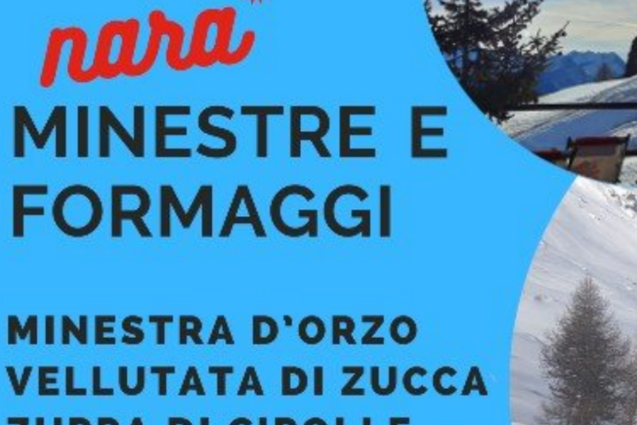 27 e 28 gennaio – Minestre e formaggi